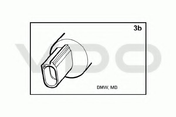 VDO 246-086-001-007Z Water Pump, headlight cleaning